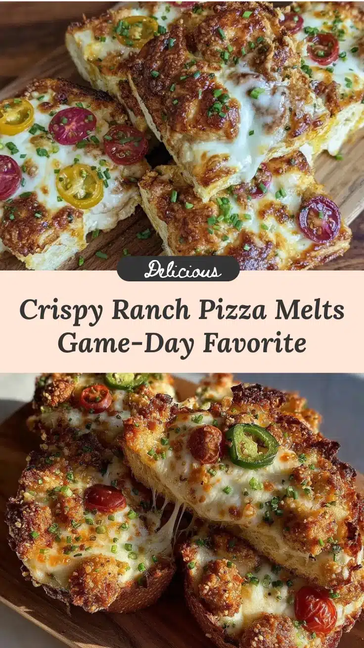 crispy ranch pizza melts recipe