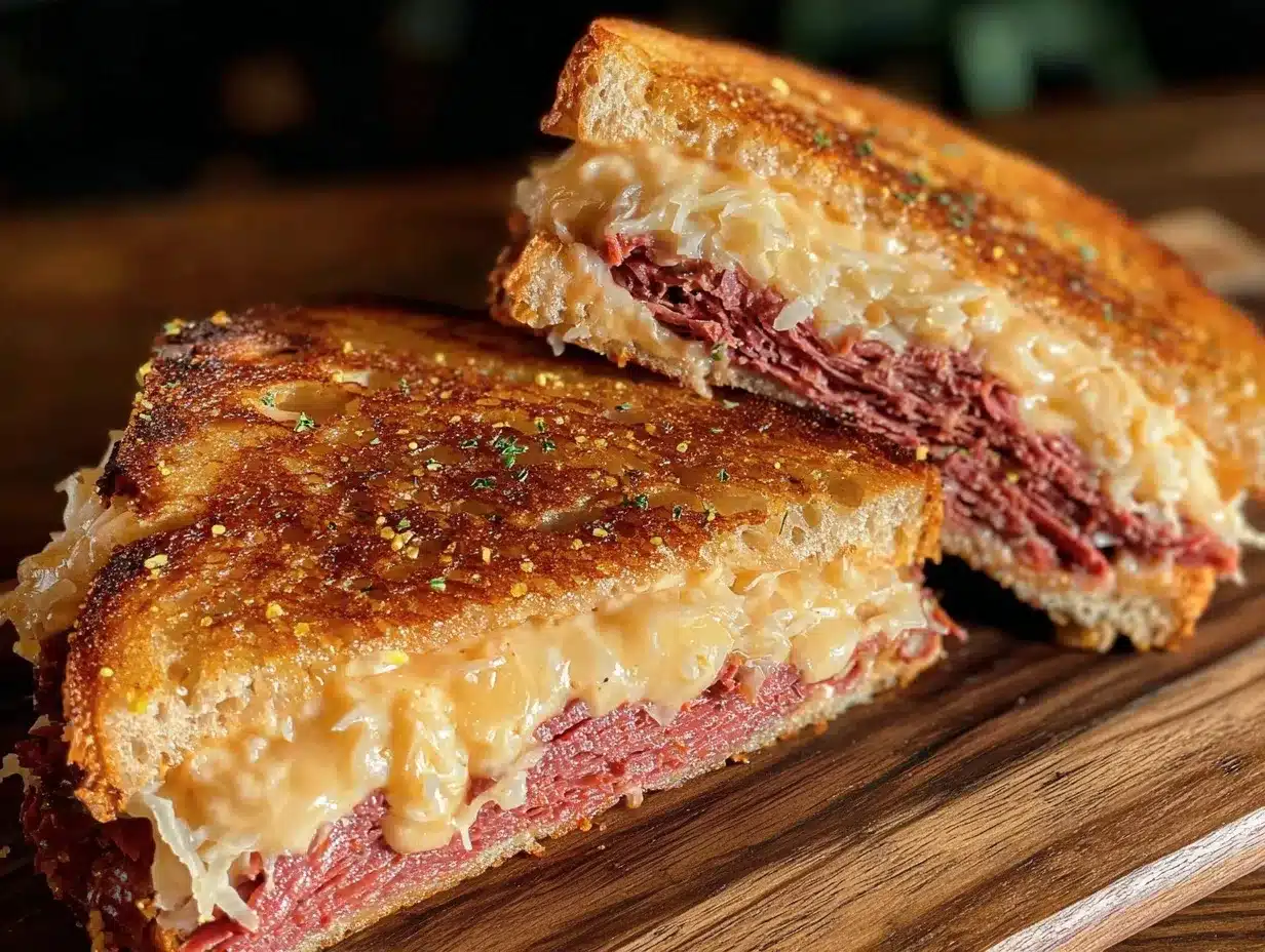crispy reuben sandwich preparation steps