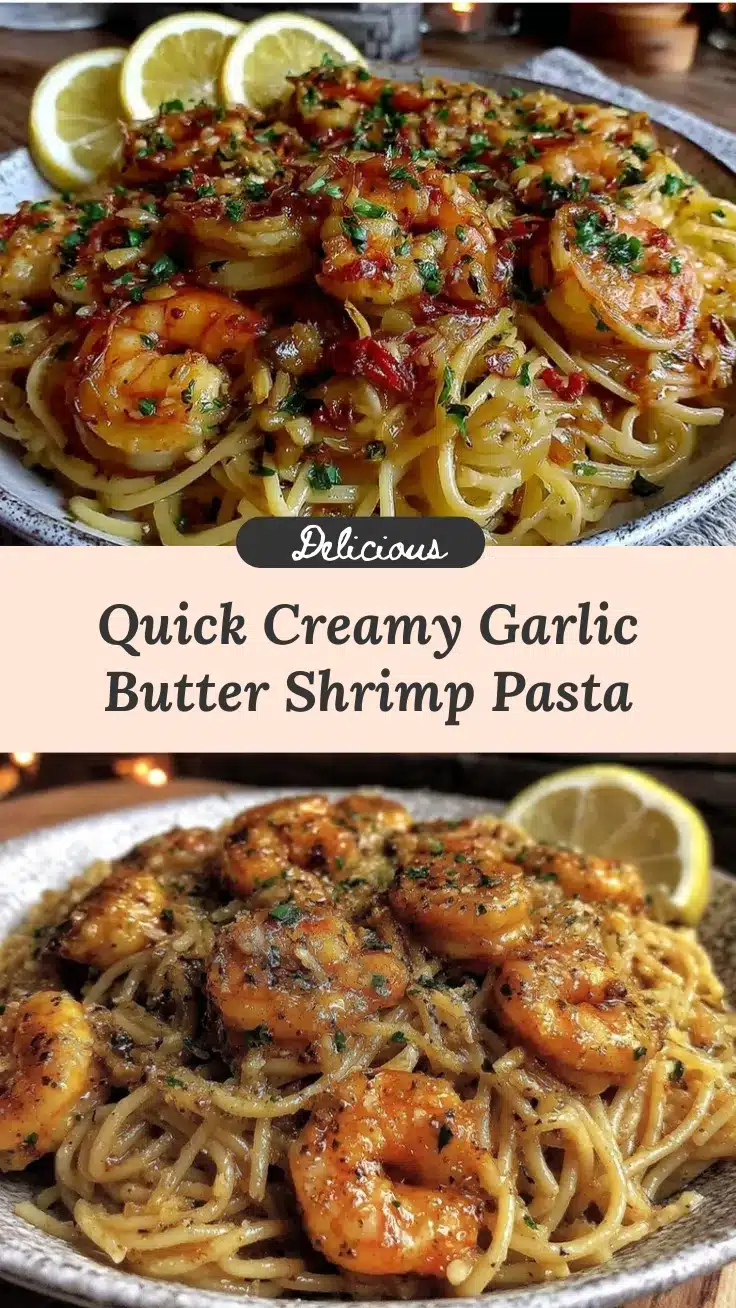 garlic butter shrimp pasta recipe