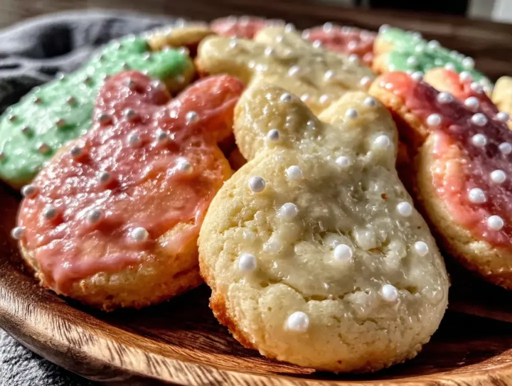 glazed Easter sugar cookies - featured image