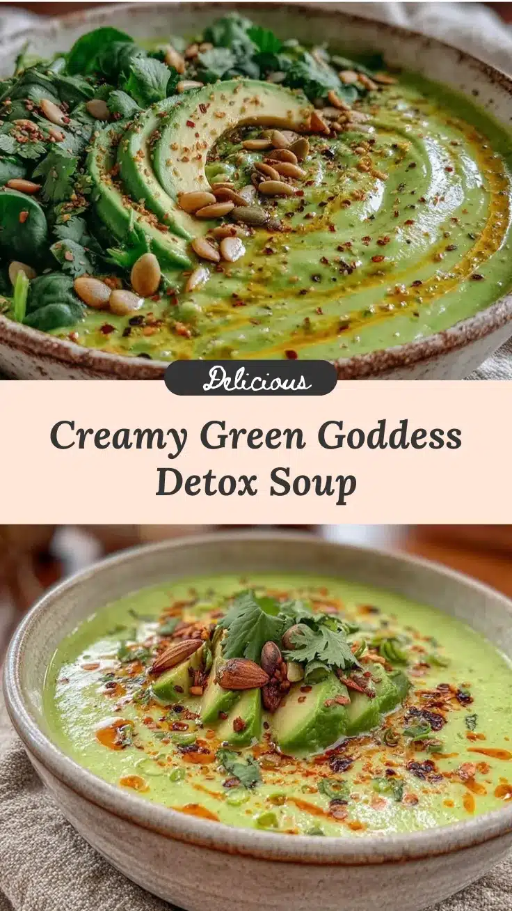 green goddess detox soup recipe