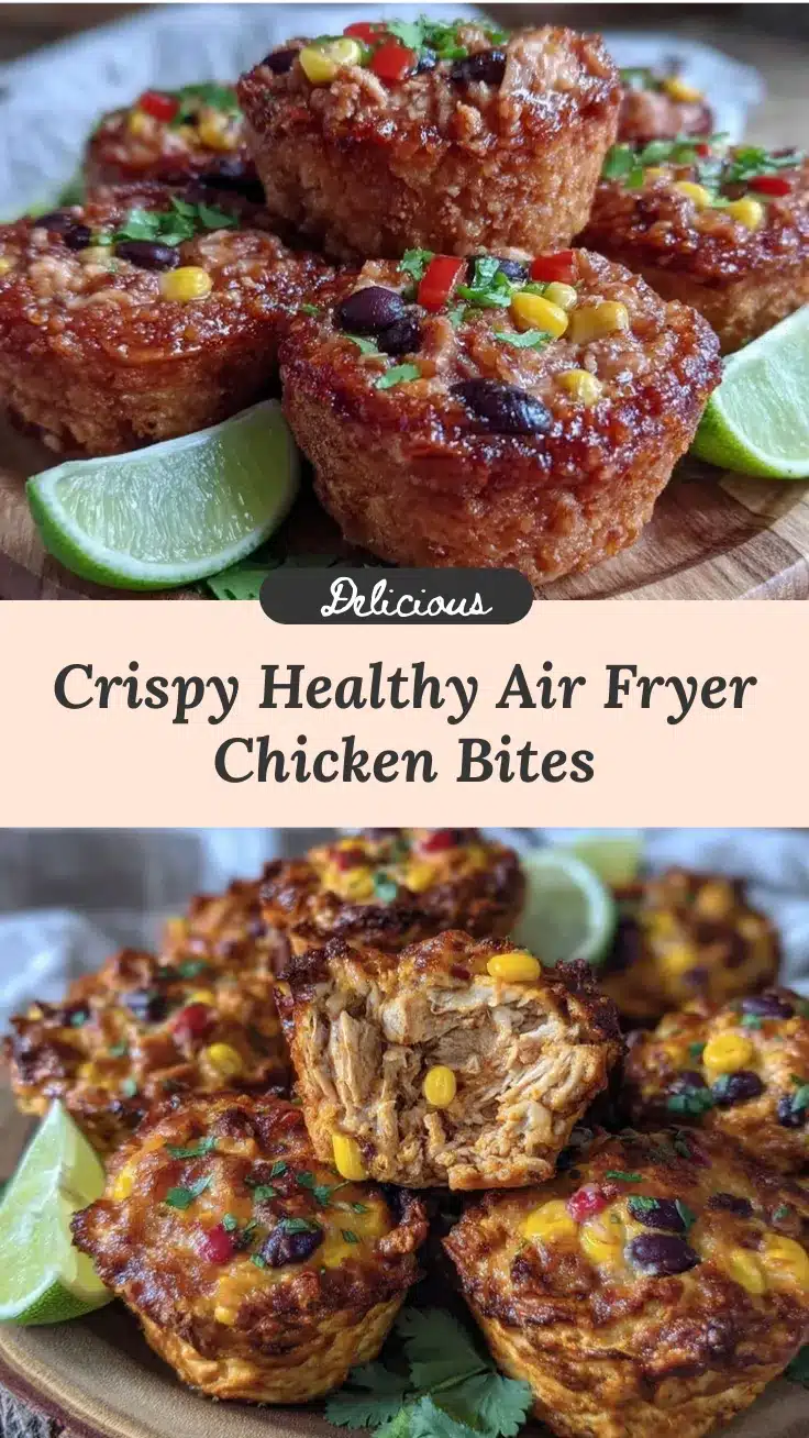 healthy air fryer chicken burrito bites recipe