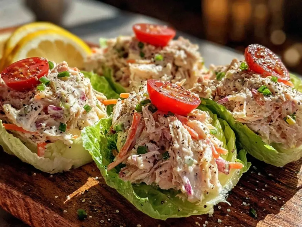 healthy chicken ranch lettuce sliders - featured image