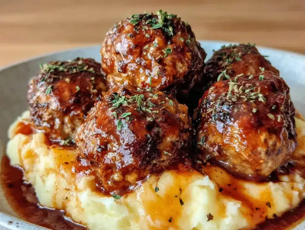 hidden veggie meatballs - featured image