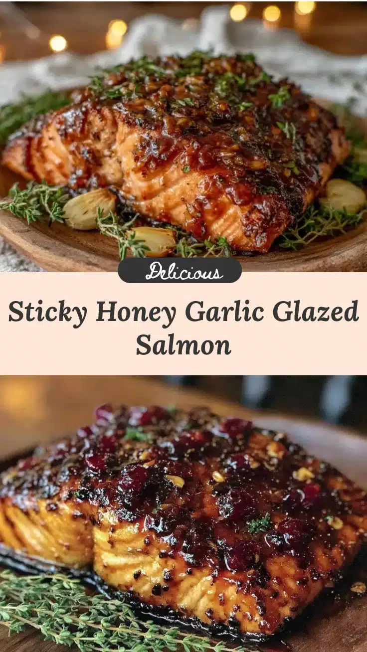 honey garlic glazed salmon recipe