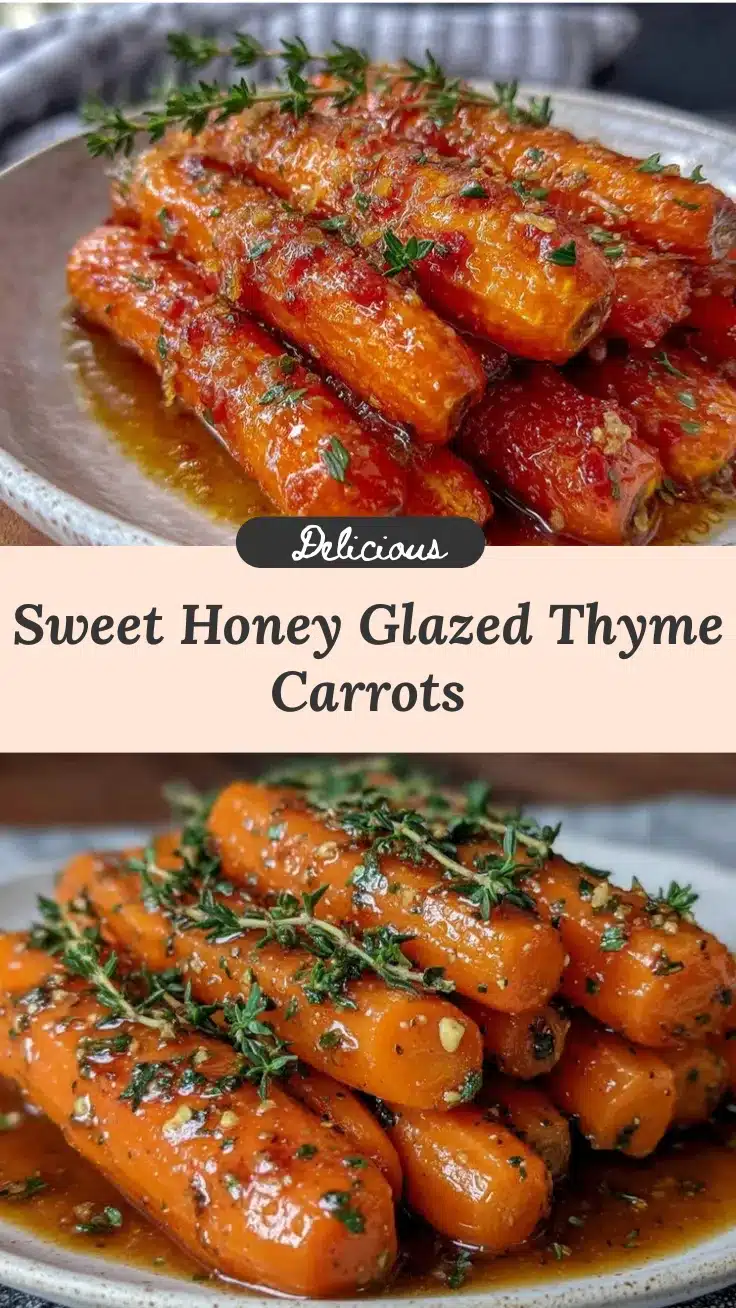 honey glazed carrots with thyme recipe