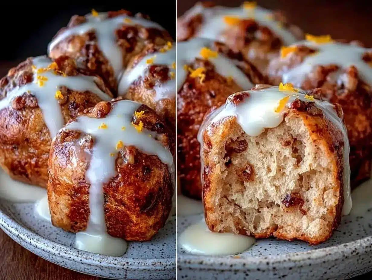 hot cross buns recipe preparation steps