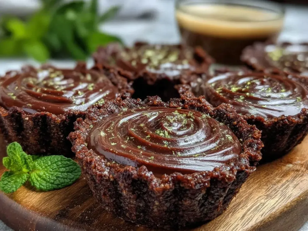 Irish Cream Chocolate Tart Cups - featured image