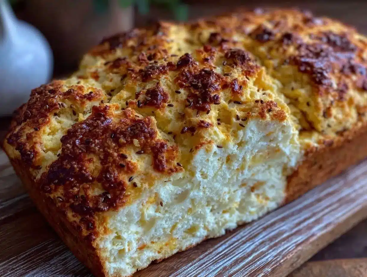 Irish soda bread with caraway seeds preparation steps