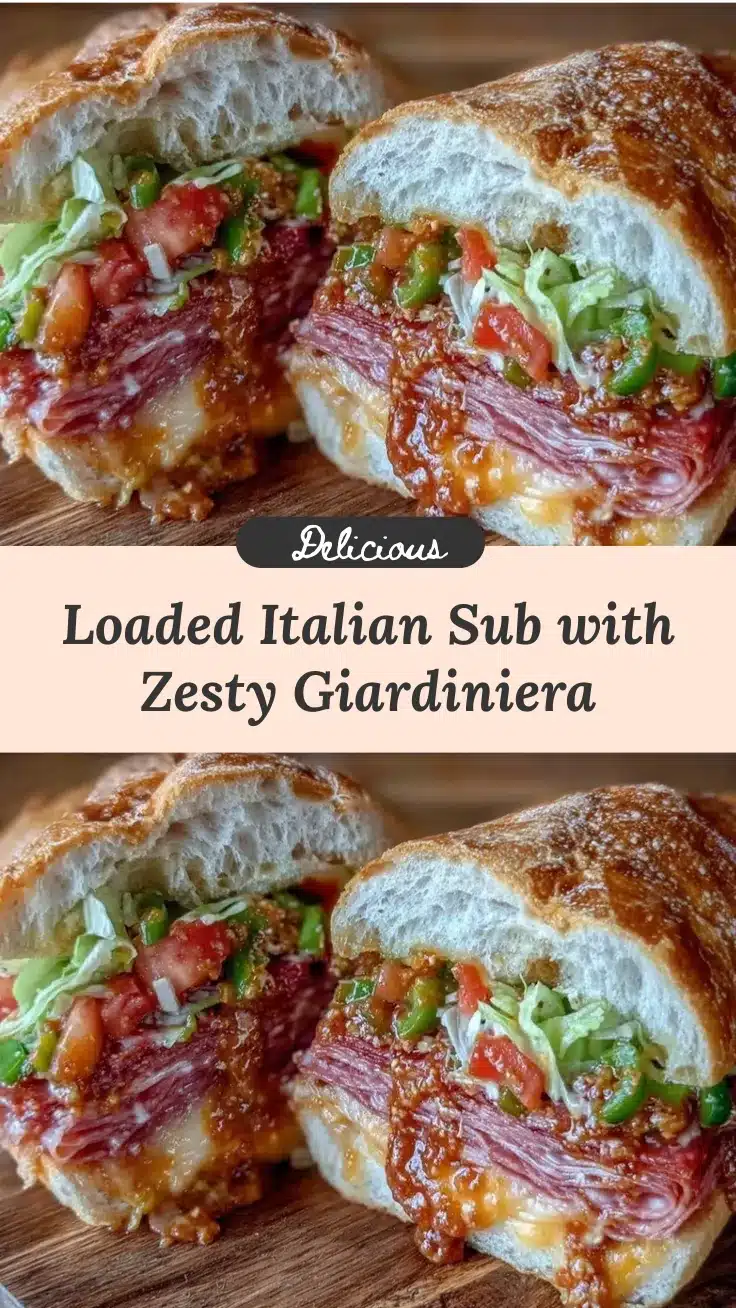italian sub with zesty giardiniera recipe