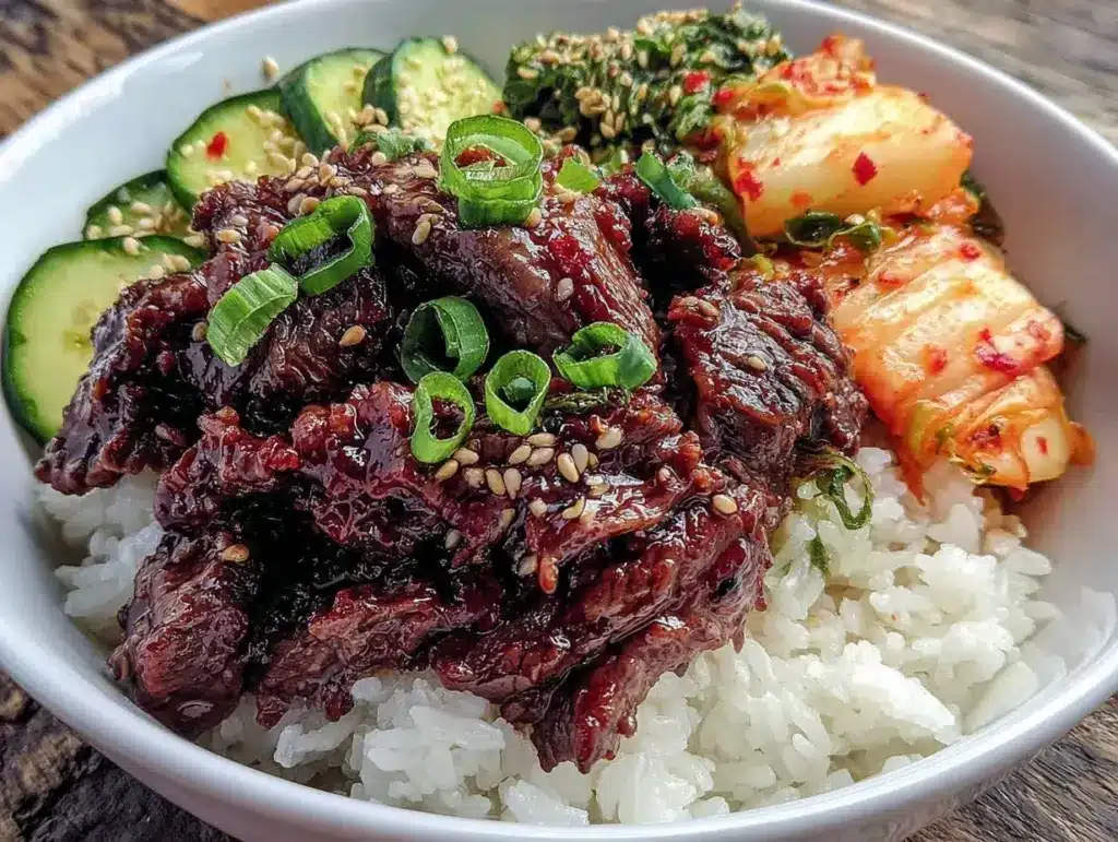 Korean beef bowl - featured image