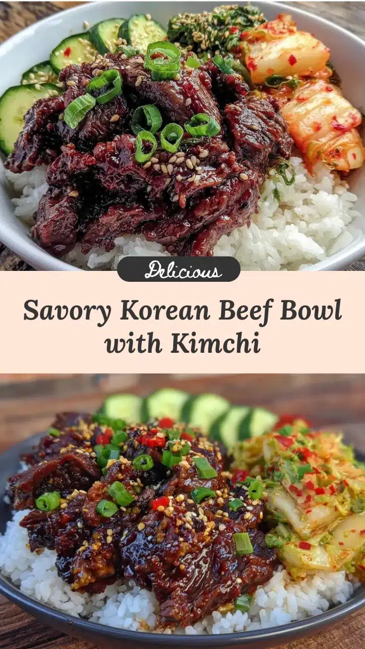 Korean beef bowl recipe