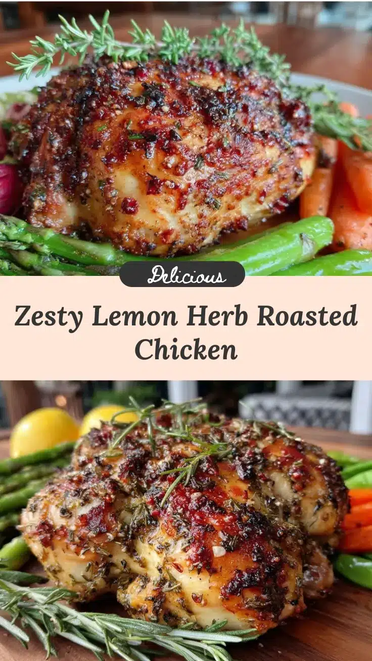 lemon herb roasted chicken recipe