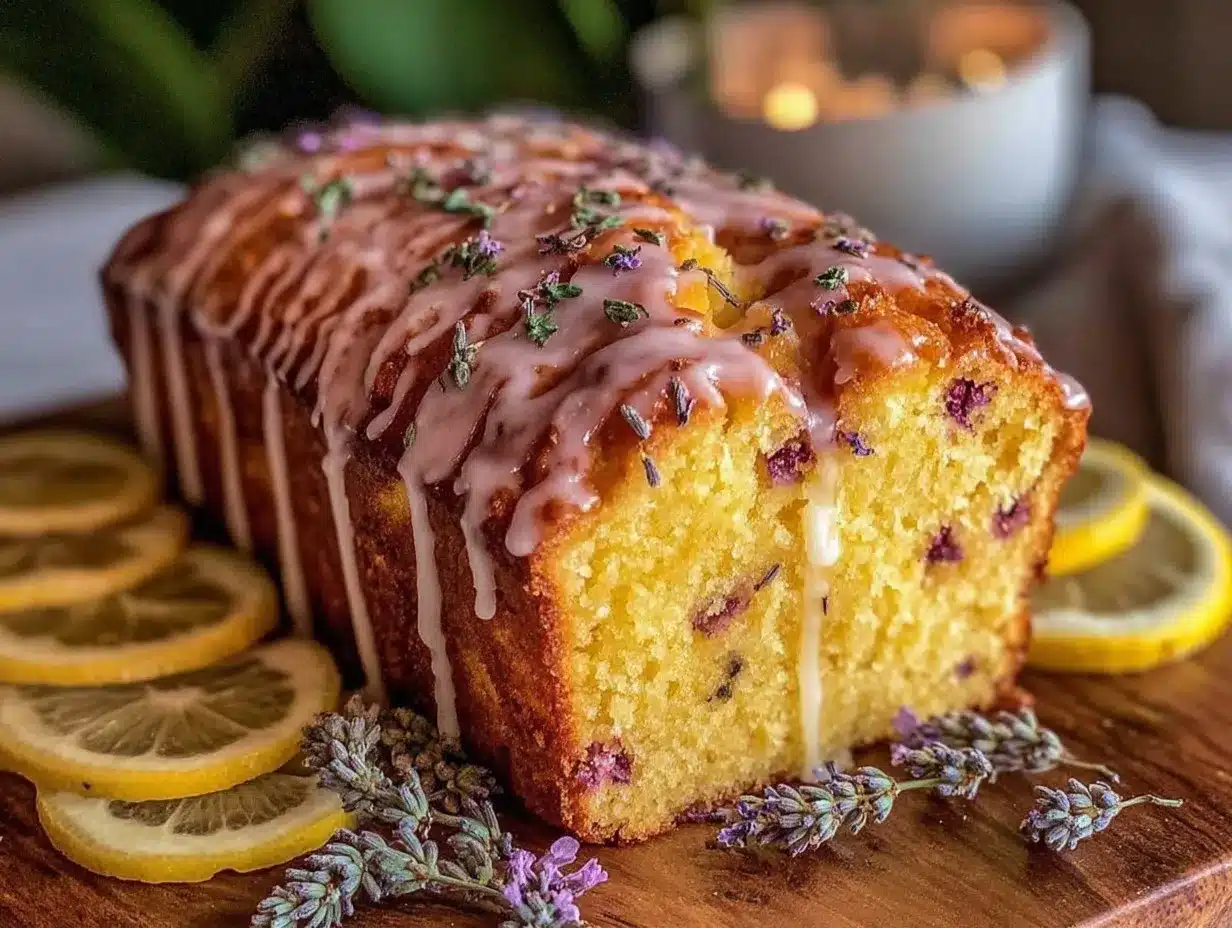 lemon lavender pound cake preparation steps