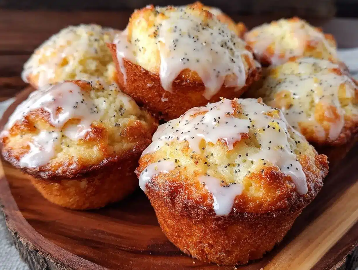lemon poppy seed muffins preparation steps