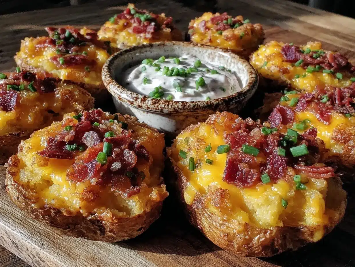 loaded potato skins recipe preparation steps