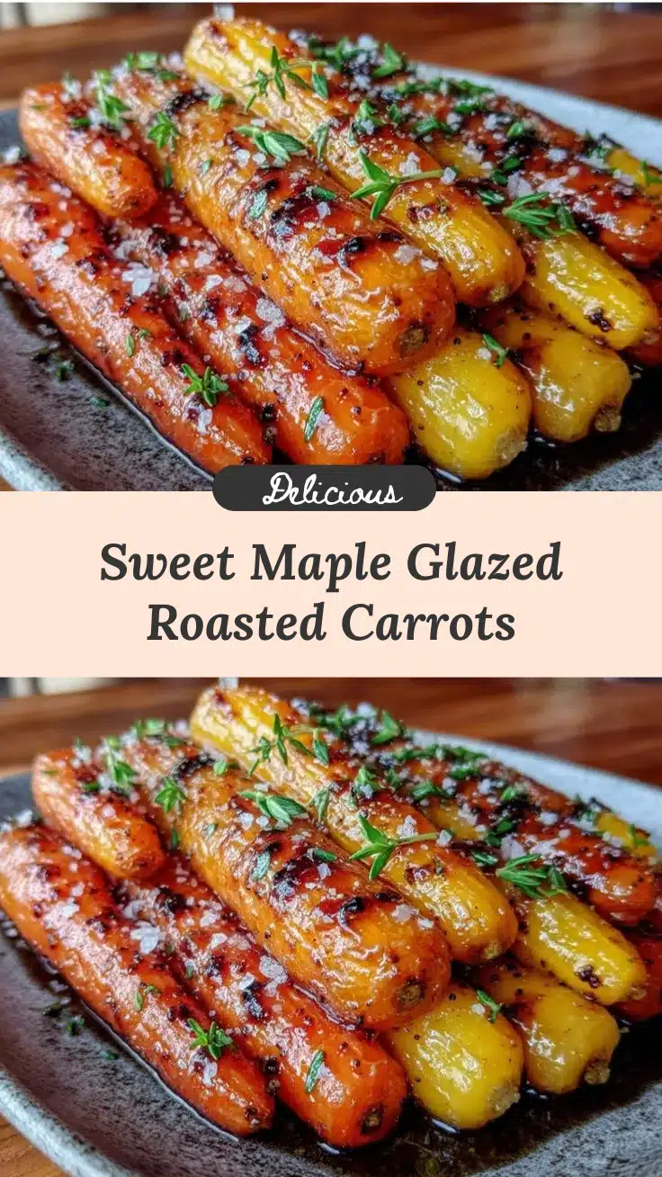 maple glazed roasted carrots recipe