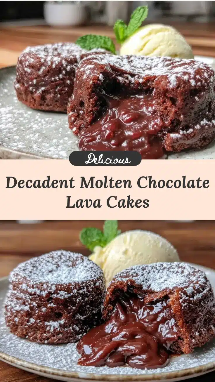 molten chocolate lava cakes for two recipe