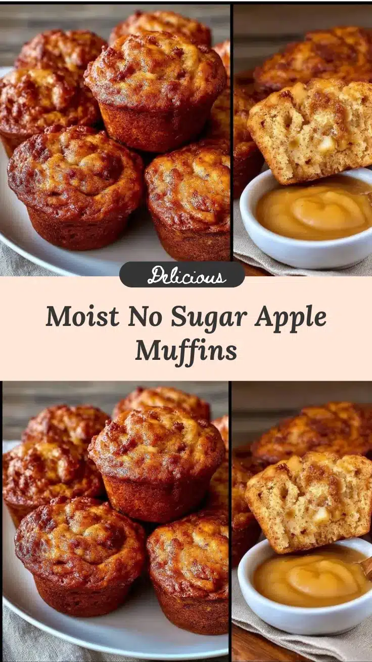 no sugar apple sauce muffins recipe