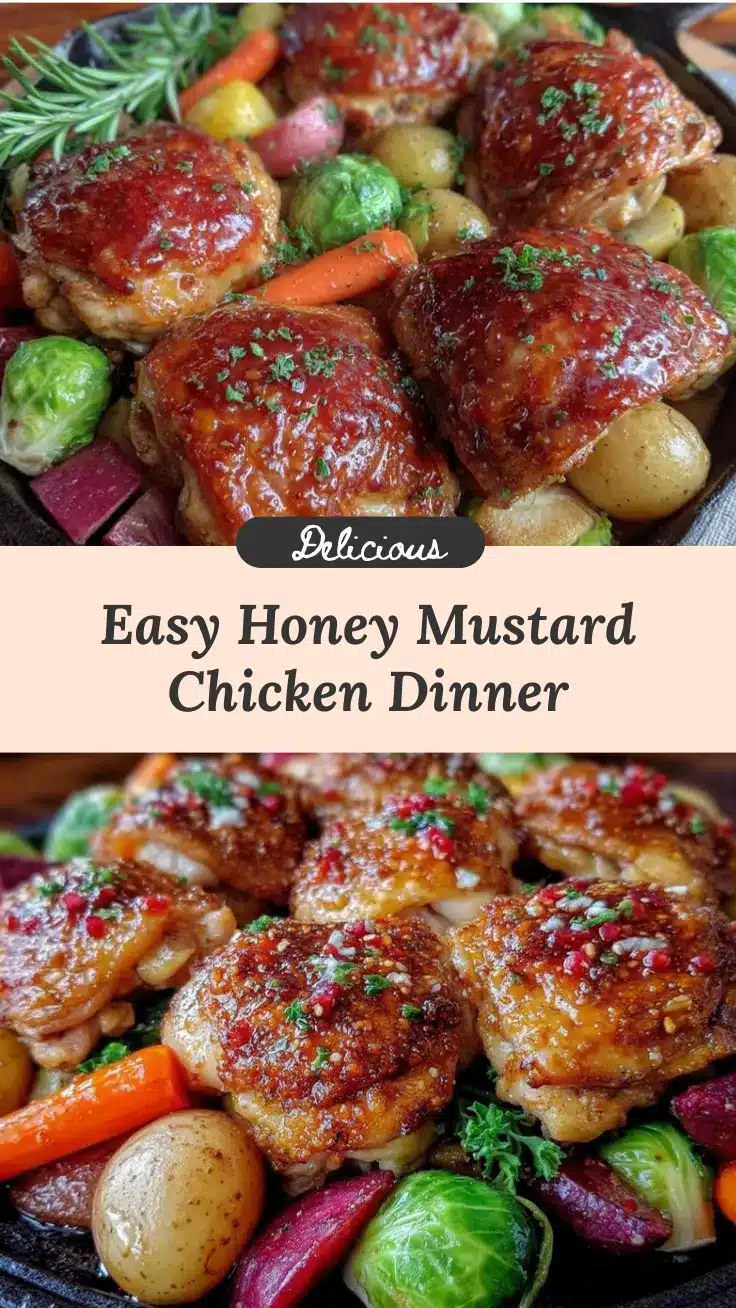 one-pan honey mustard chicken recipe