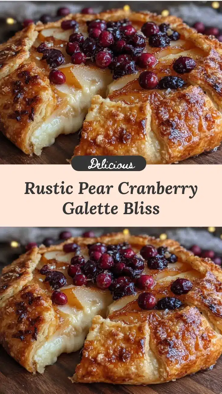 pear and cranberry galette recipe