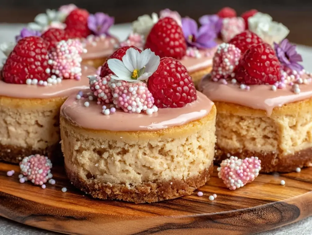 pink cookie cheesecake board - featured image