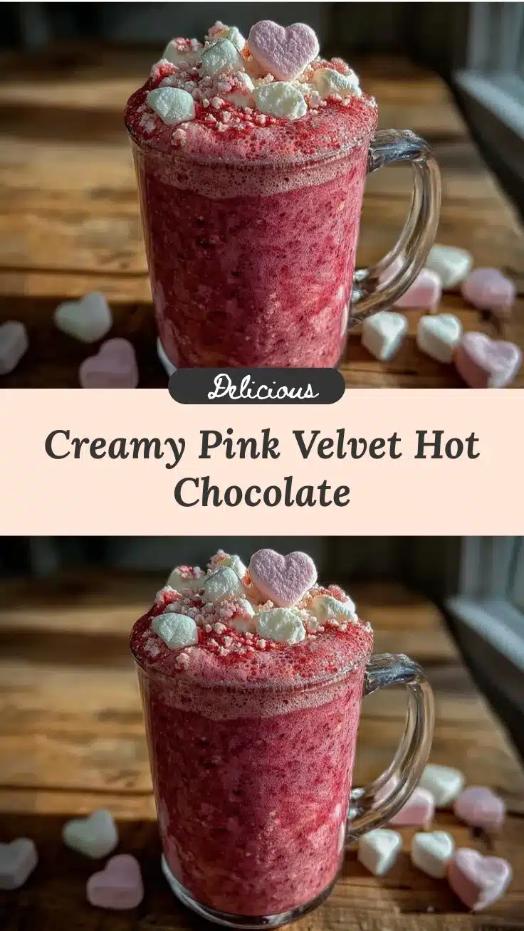 pink velvet hot chocolate recipe