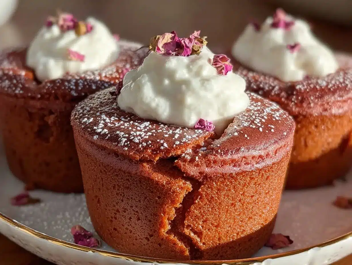 Pink Velvet Soufflé Cups preparation steps