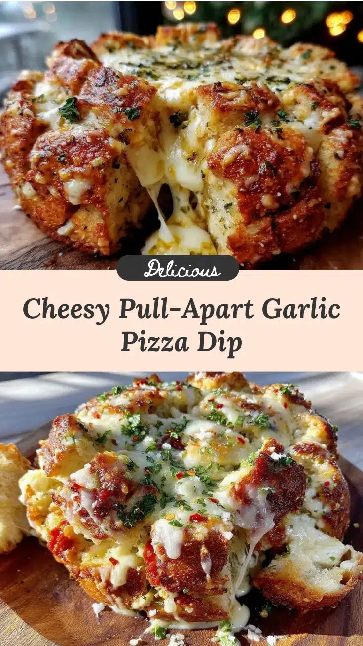 pull-apart garlic bread pizza dip recipe