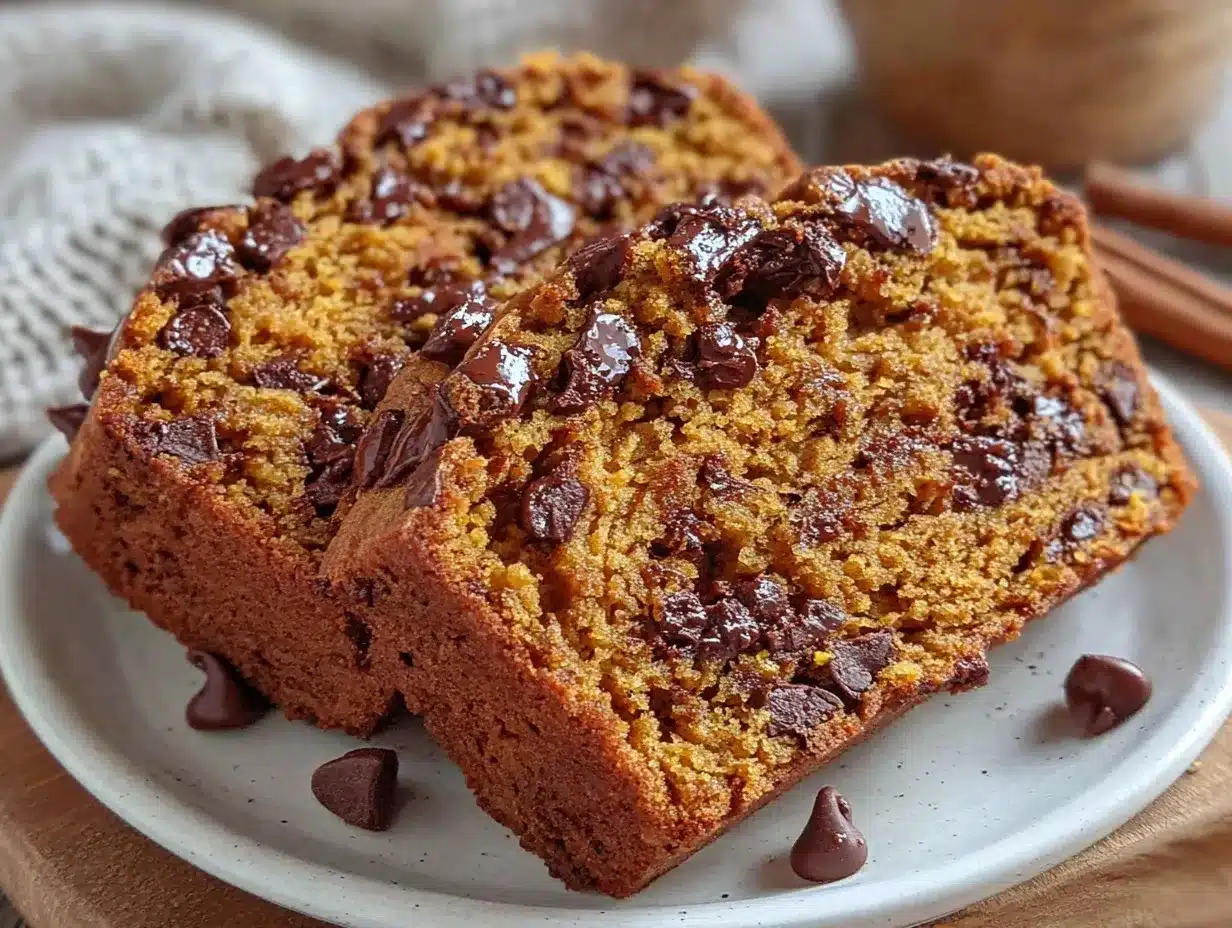 pumpkin chocolate chip bread preparation steps