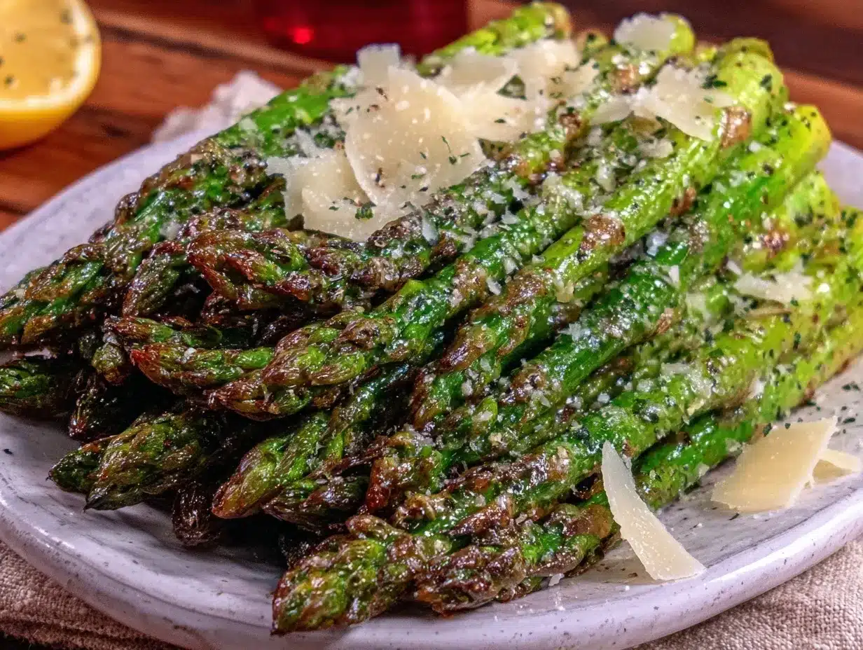 roasted asparagus with lemon parmesan preparation steps
