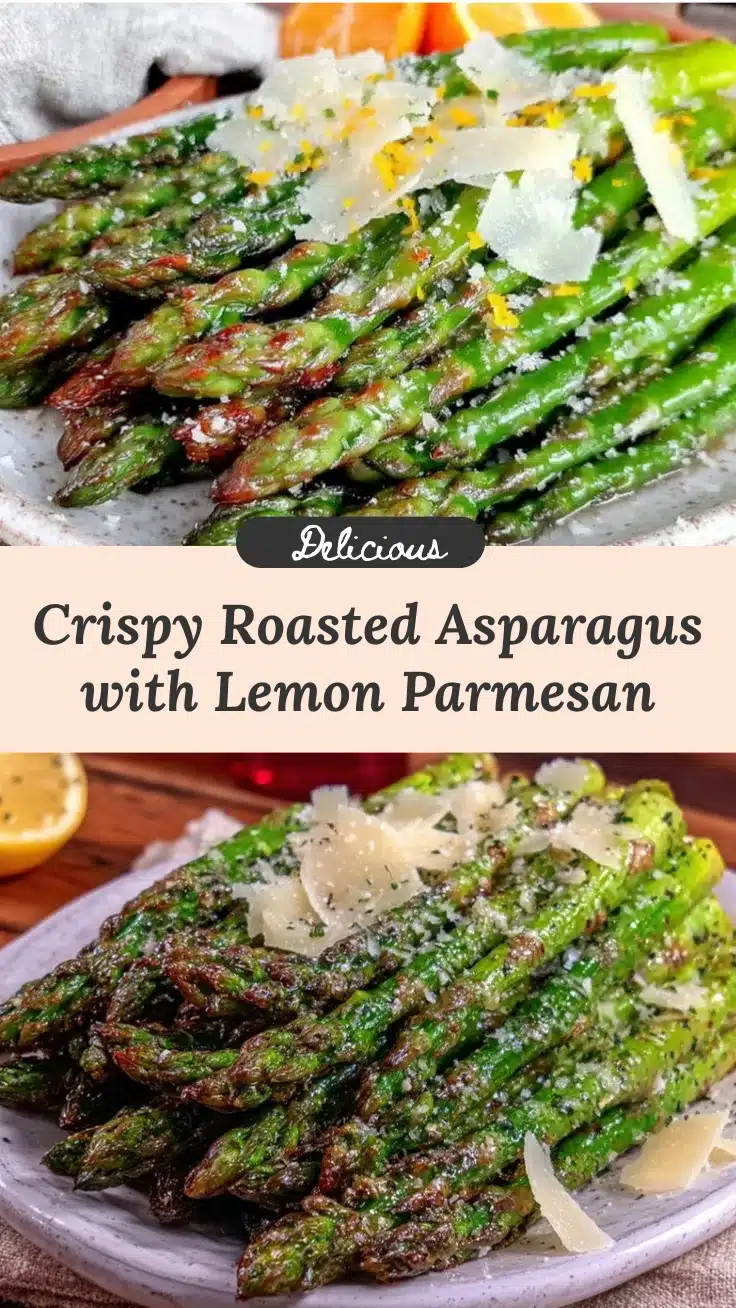roasted asparagus with lemon parmesan recipe