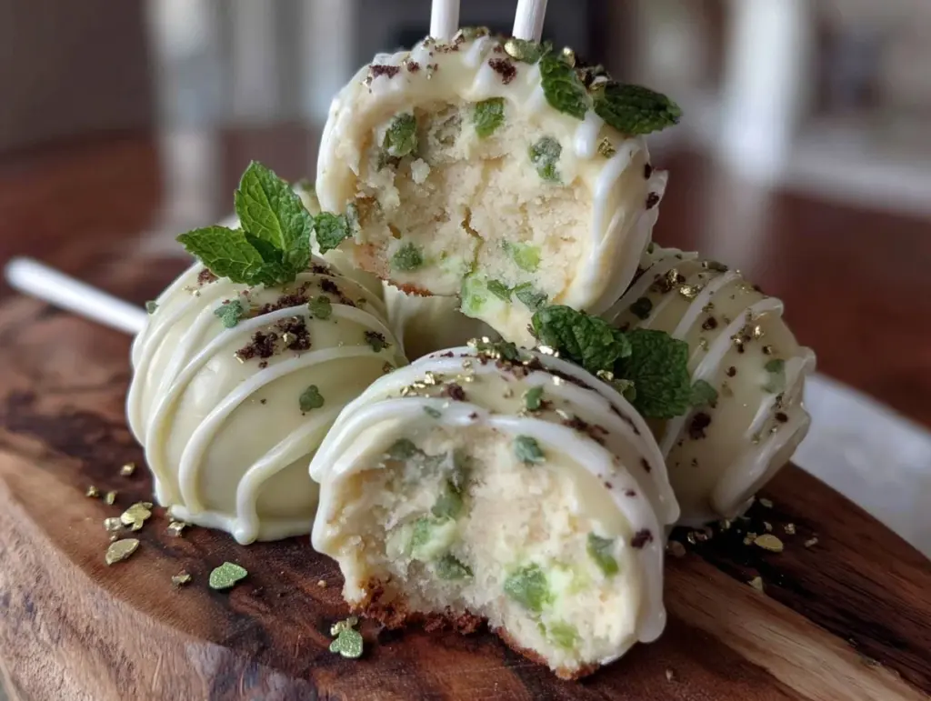 shamrock cheesecake pops - featured image