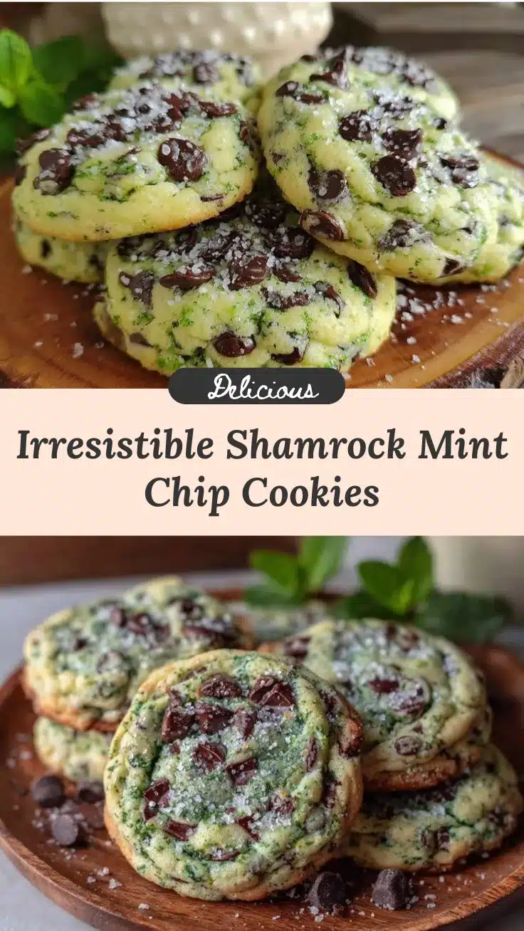 shamrock mint chocolate chip cookies recipe