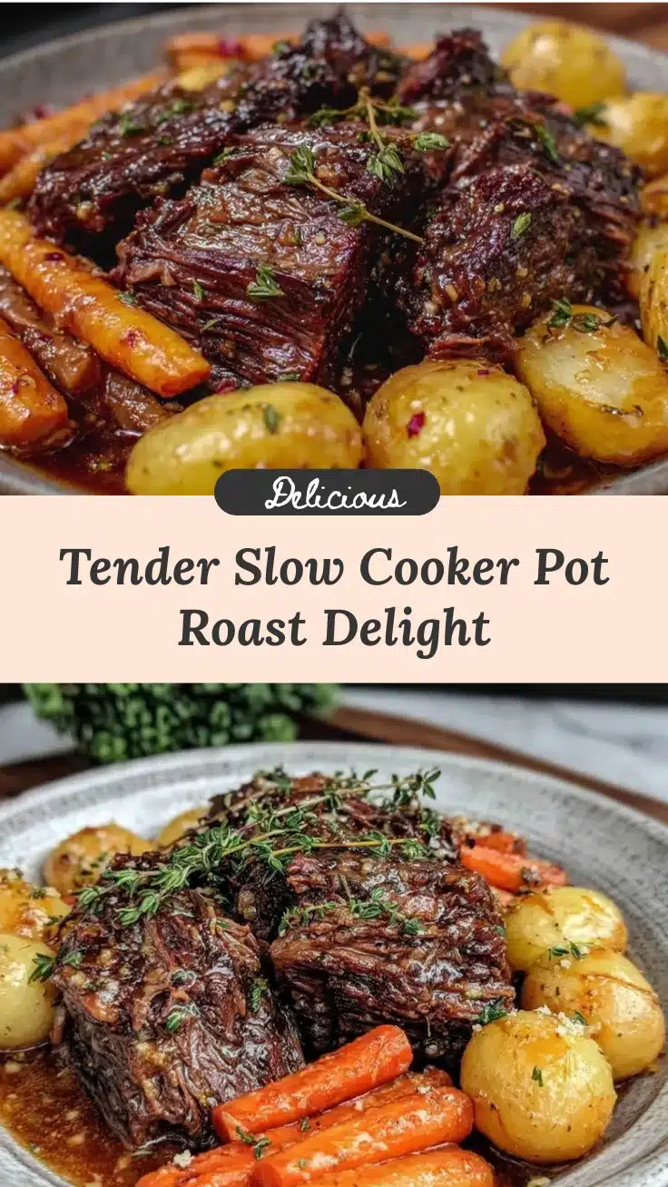 slow cooker pot roast recipe