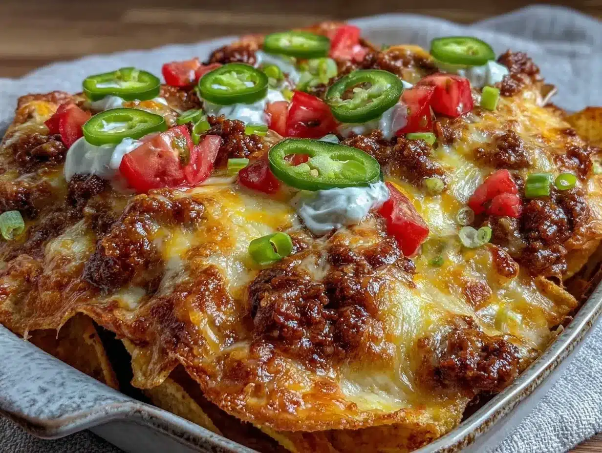 spicy ranch tri-level nacho bake preparation steps