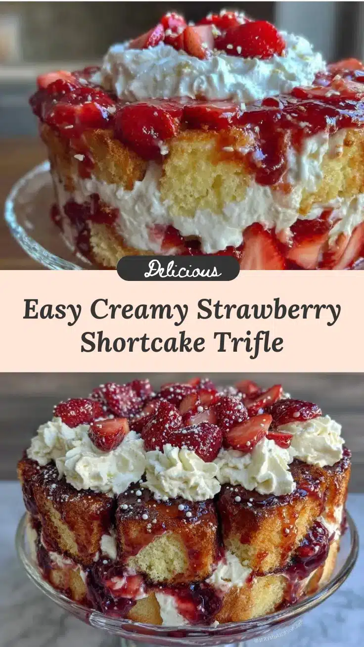 strawberry shortcake trifle recipe