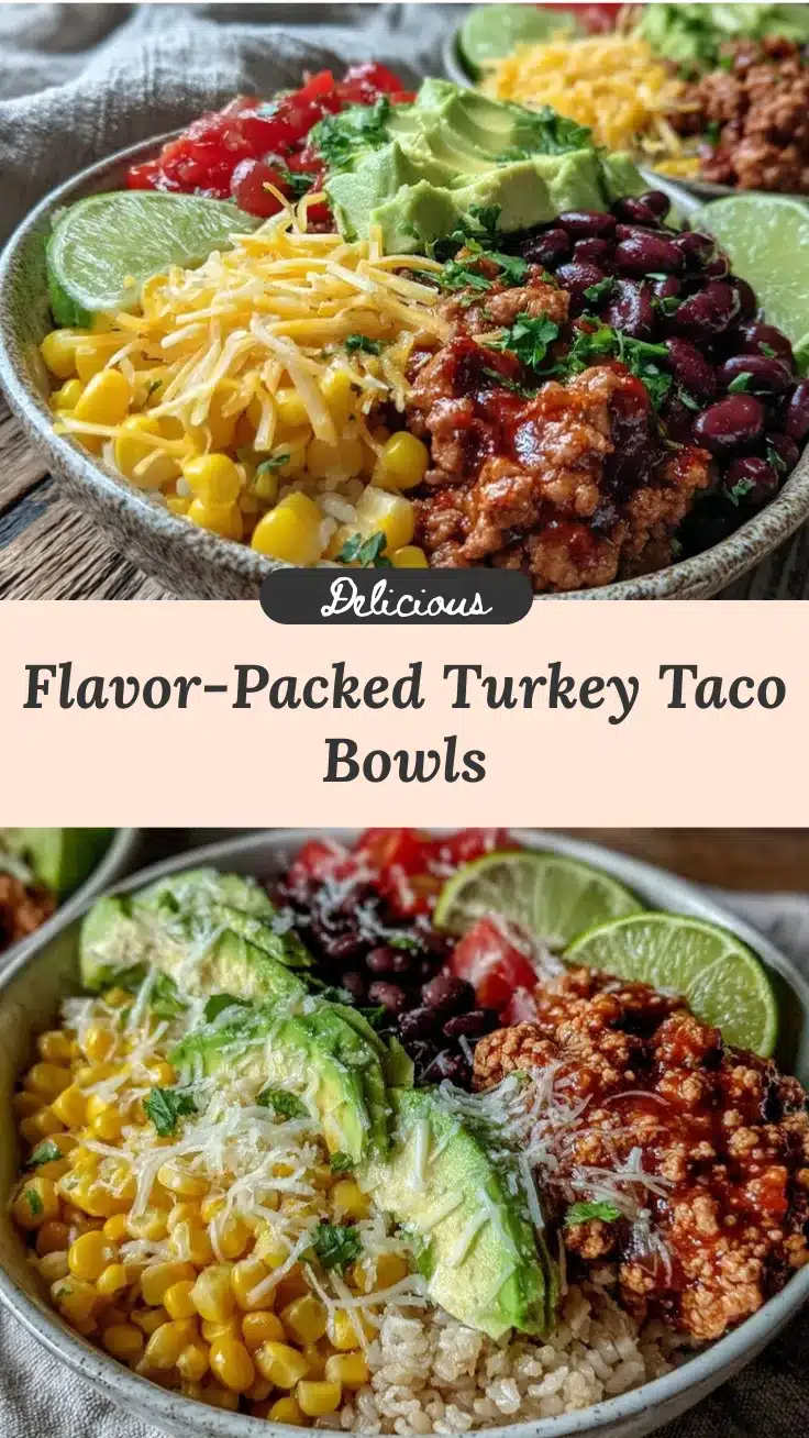 turkey taco meal prep bowls recipe