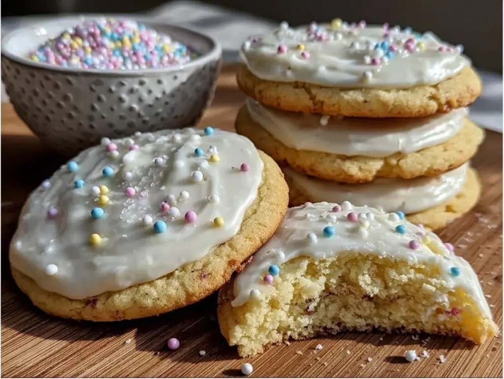 vanilla bean sugar cookies - featured image