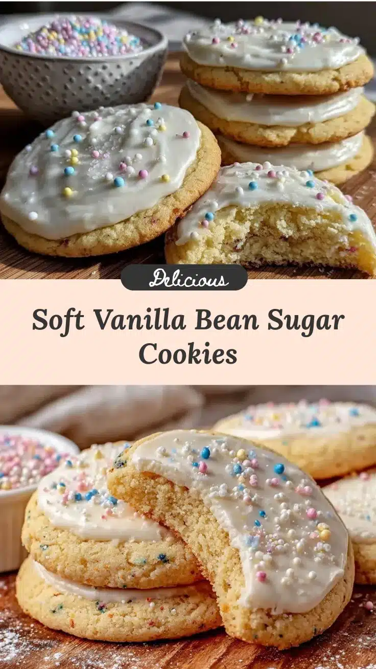 vanilla bean sugar cookies recipe