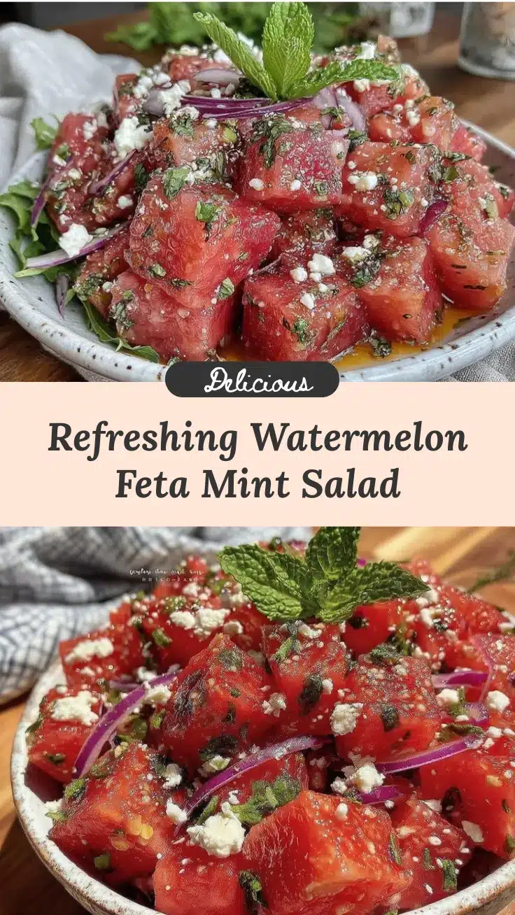 watermelon feta salad recipe
