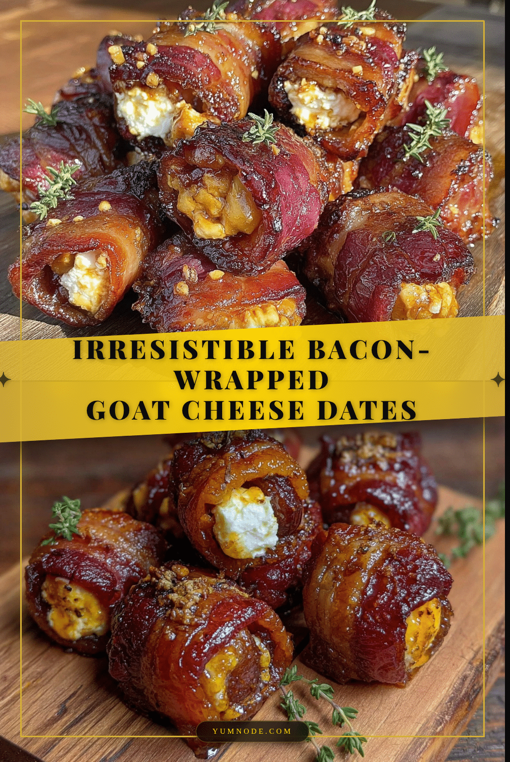 bacon-wrapped dates stuffed with goat cheese recipe