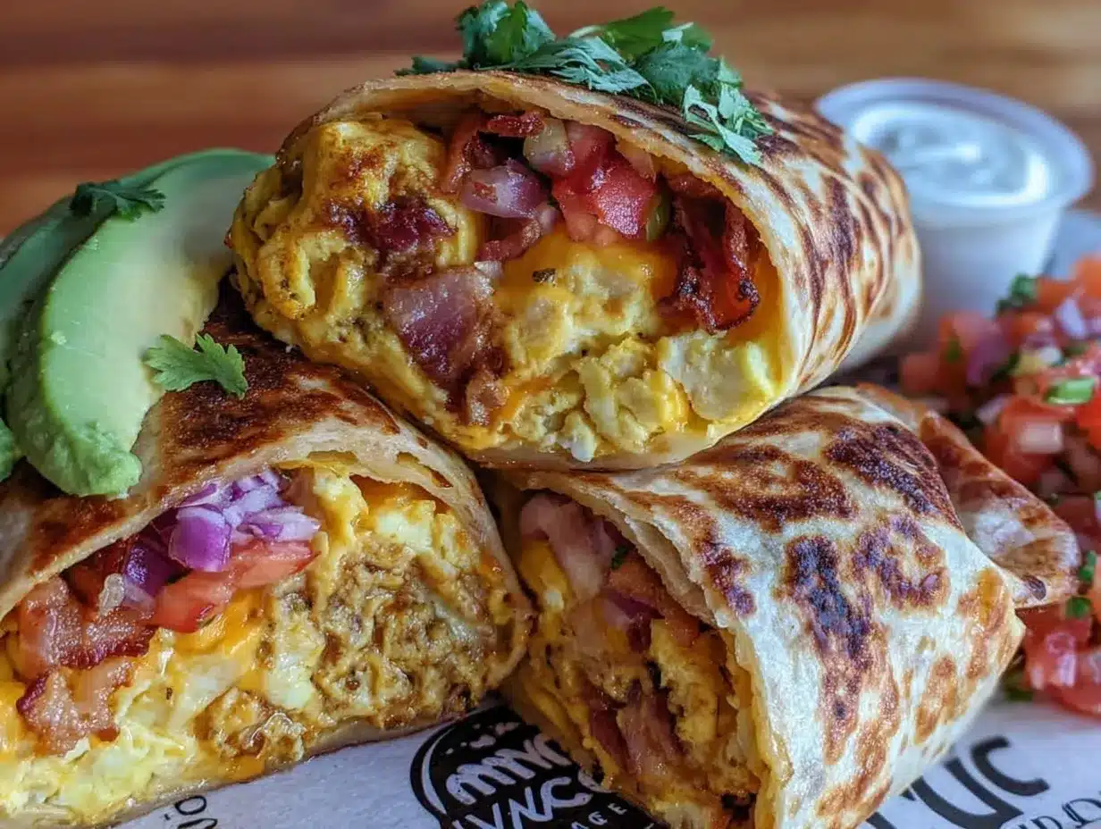 breakfast burrito meal prep preparation steps