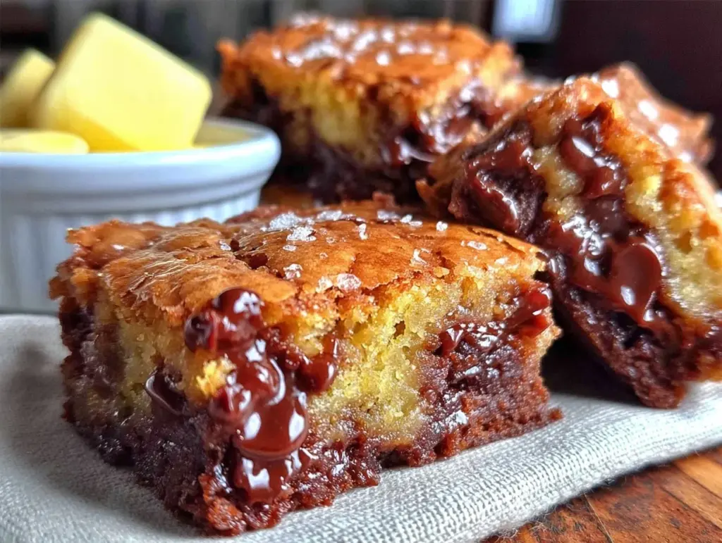 brown butter blondies - featured image