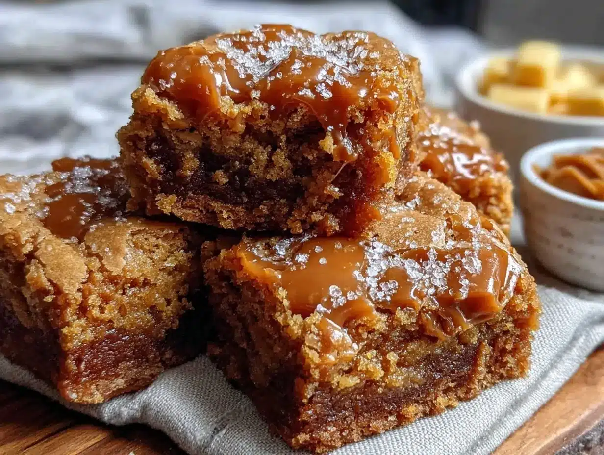brown butter blondies preparation steps