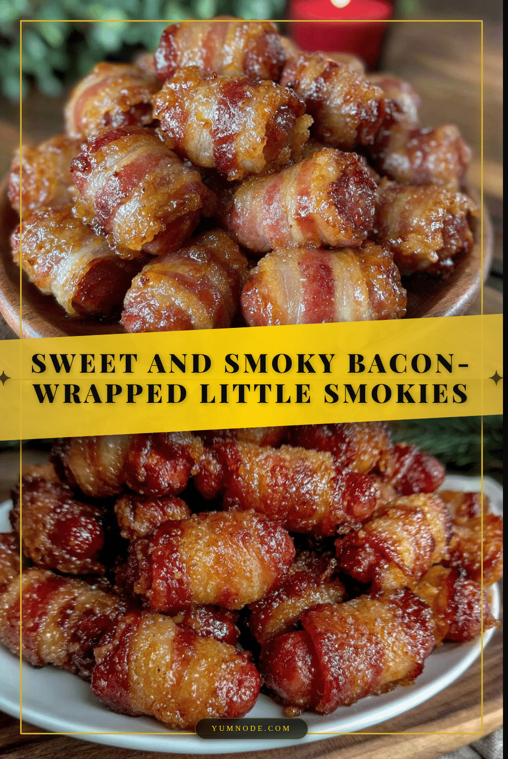 brown sugar bacon-wrapped little smokies recipe