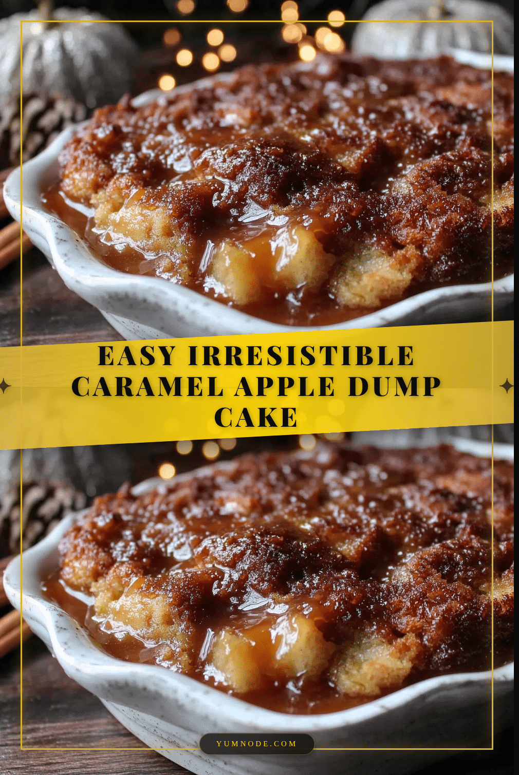 caramel apple dump cake recipe