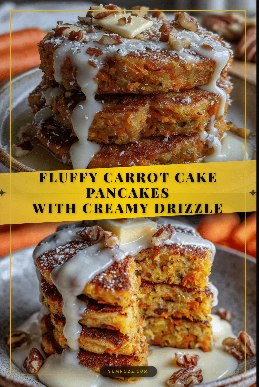 carrot cake pancakes recipe
