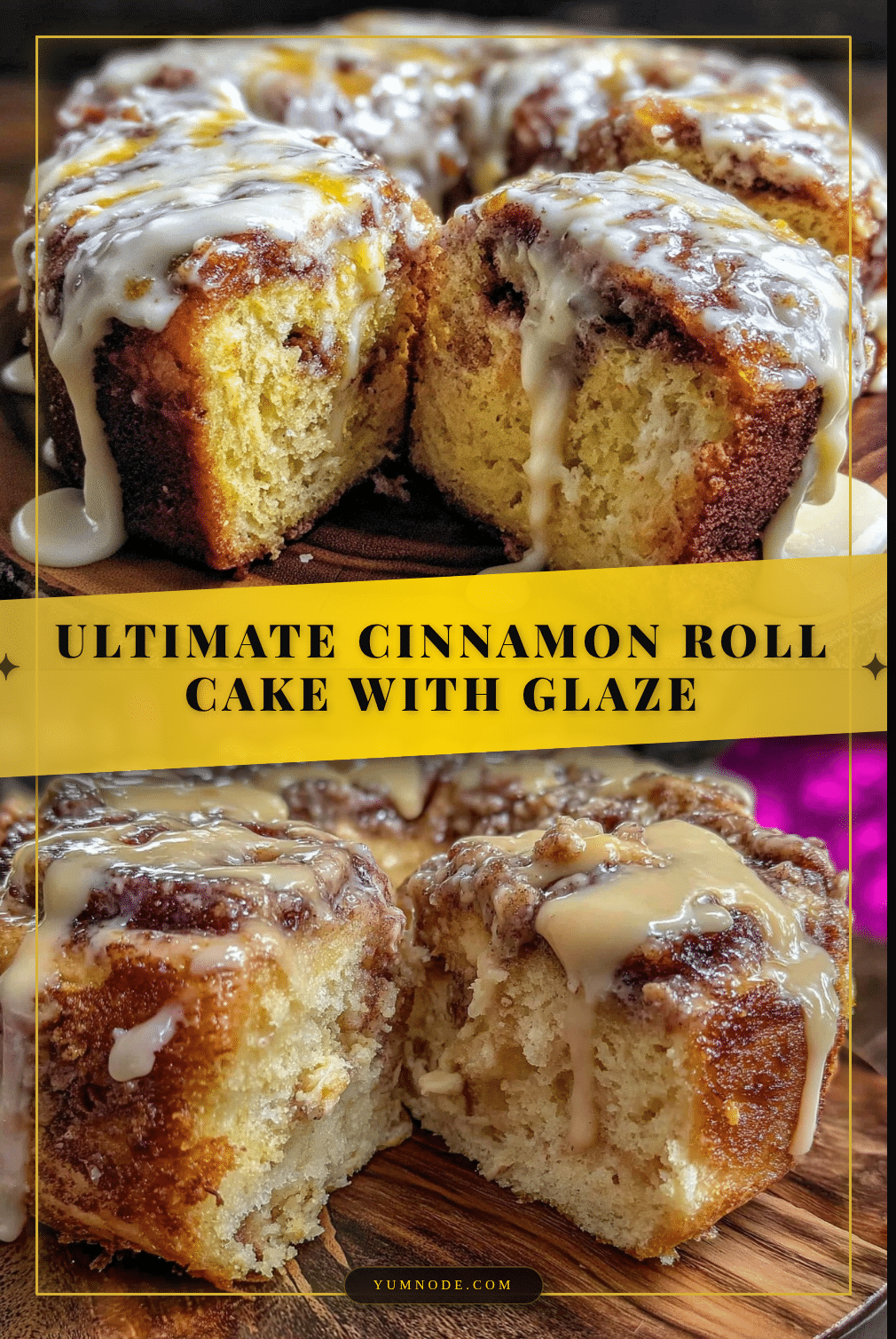 cinnamon roll cake recipe