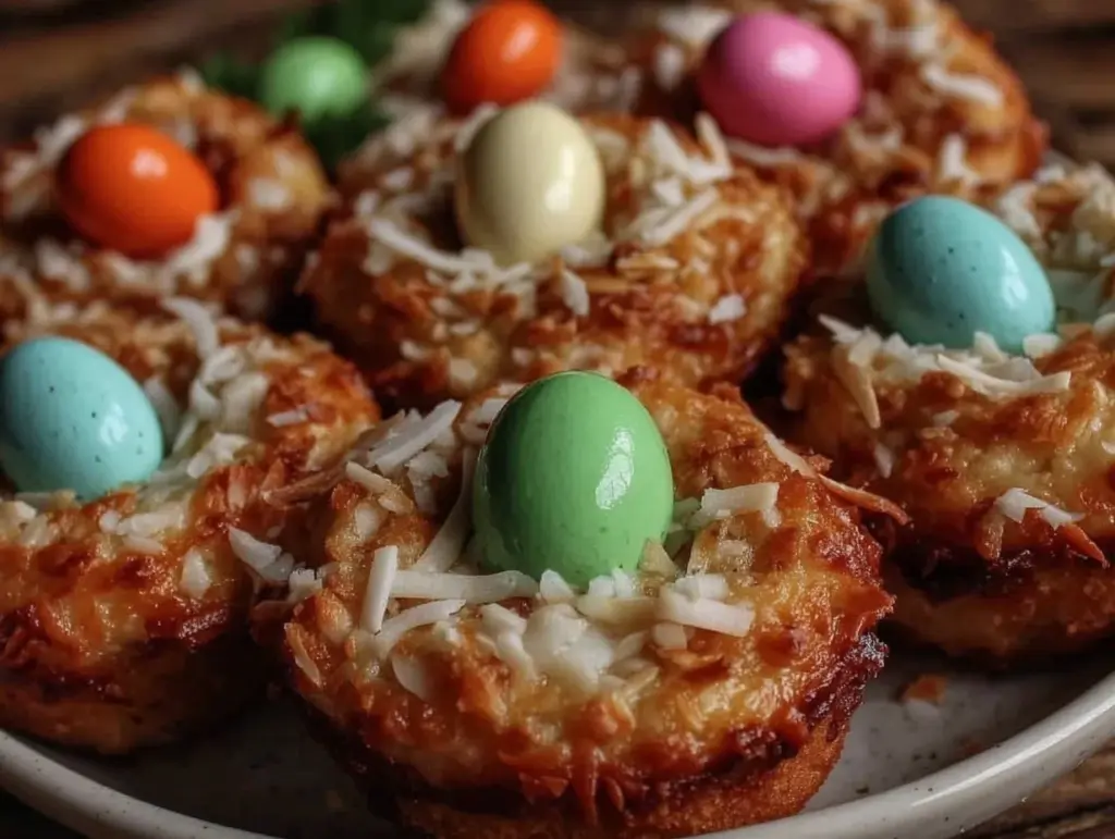 coconut nest cupcakes - featured image